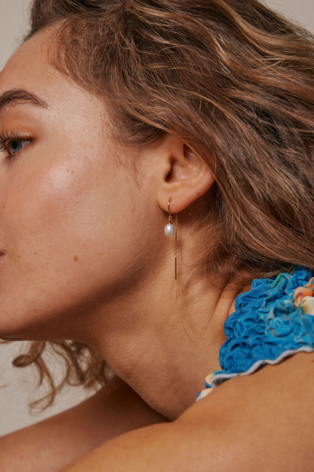 Eleanor øreringe - Pearl